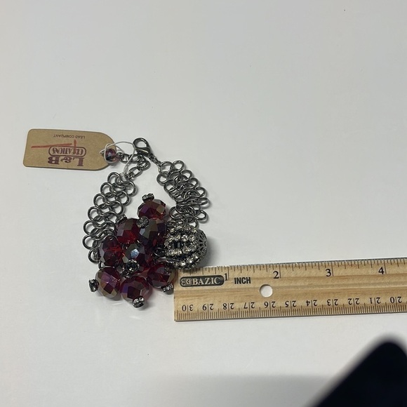 red and Silver Bracelet - Picture 7 of 7